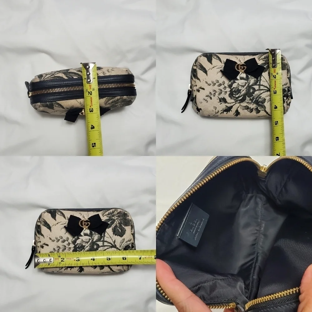 Gucci Floral Canvas Makeup Pouch - Picture 12 of 12